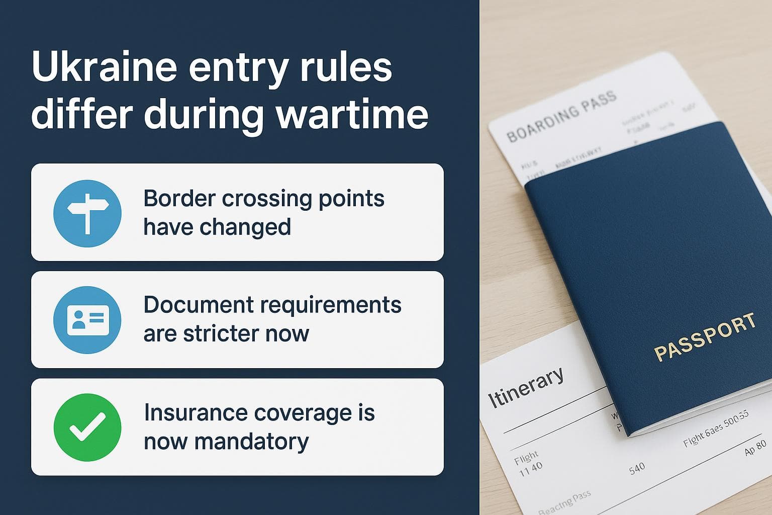 Conditions d'entrée en Ukraine pour les étrangers en 2026 : documents, enregistrement, points de passage